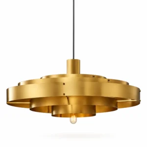 12SQUARE Brass Ring Pendant Light
