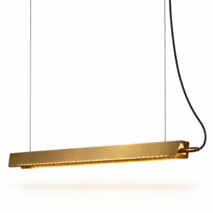 12SQUARE Brass Linear Pendant Light