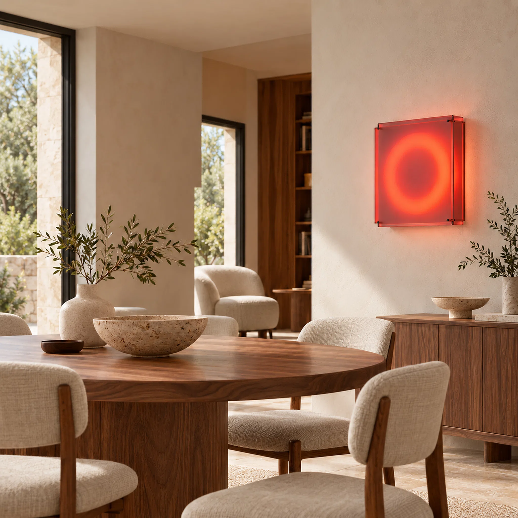12SQUARE Jelly Ring Accent Lamp - Orange - Image 4