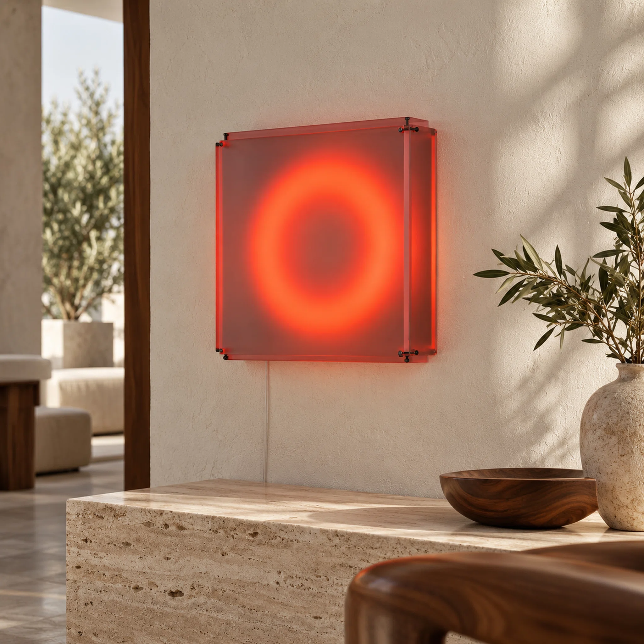 12SQUARE Jelly Ring Accent Lamp - Orange - Image 5