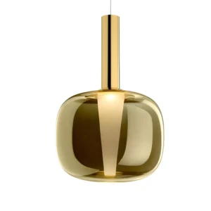 Dusk Dawn LED Pendant Light - Gold — white background product view
